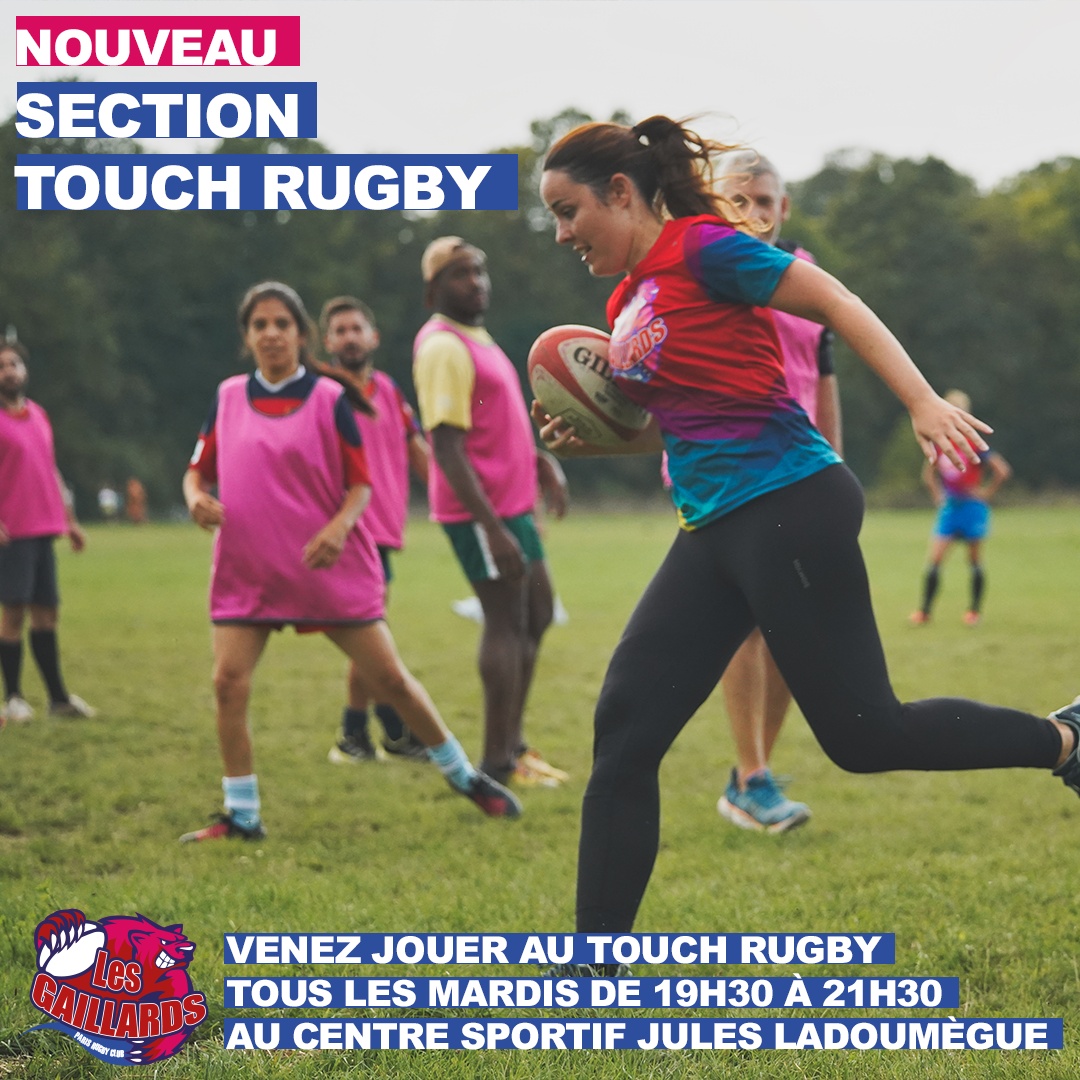 Nouveau : Lancement de la Section Touch Rugby